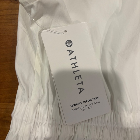 Athleta White Vest w/drawstrings - Picture 3 of 5